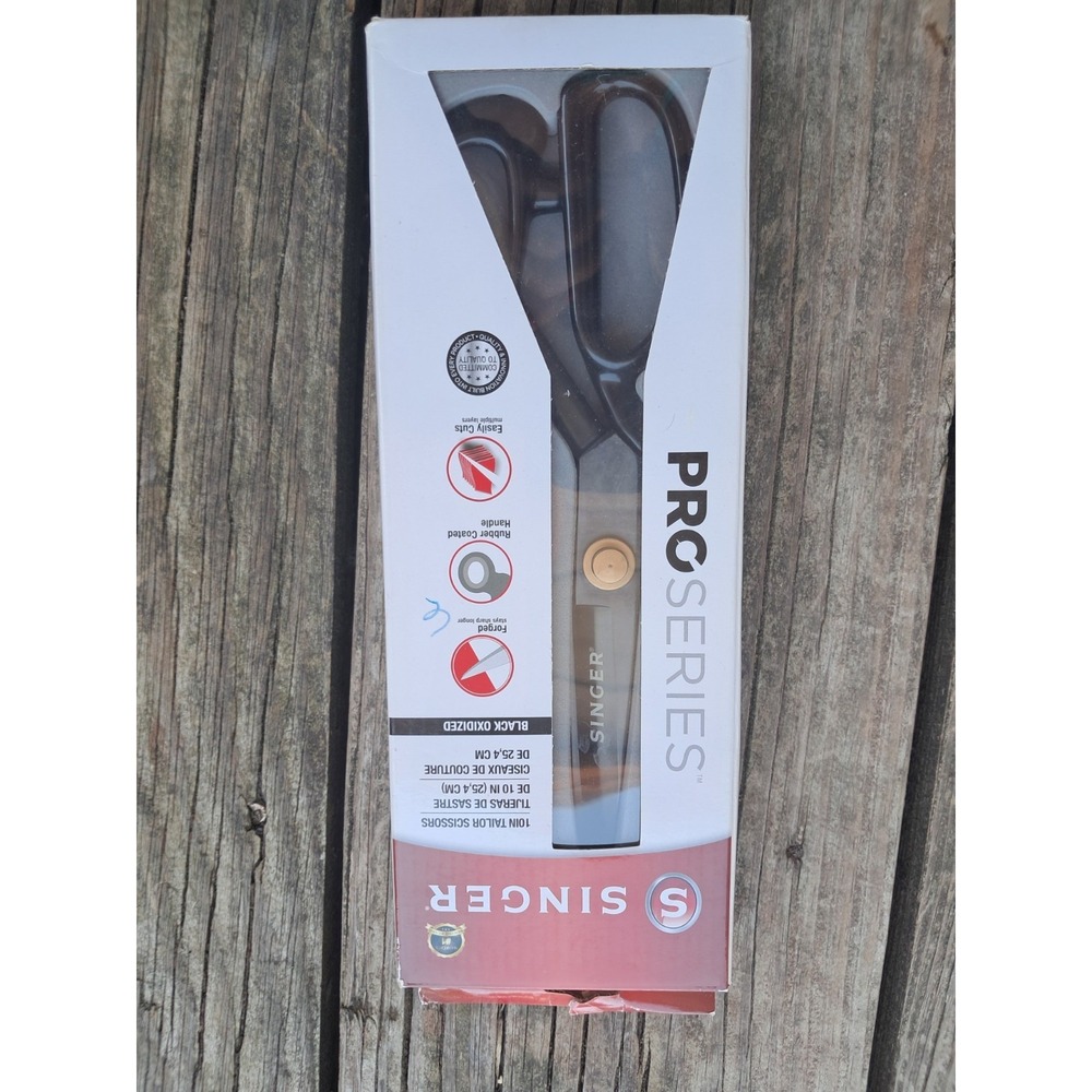 SINGER PRO SERIES  12''IN. TAILOR SCISSORS Chrome Plated Metal 5c